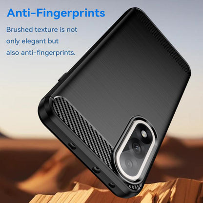 Husa pentru OnePlus Nord 5, Techsuit, Carbon, Neagra