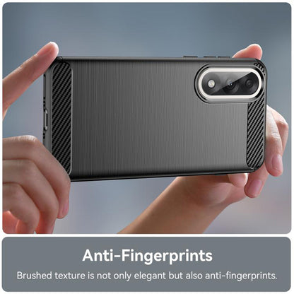 Husa pentru OnePlus Nord 5, Techsuit, Carbon, Neagra