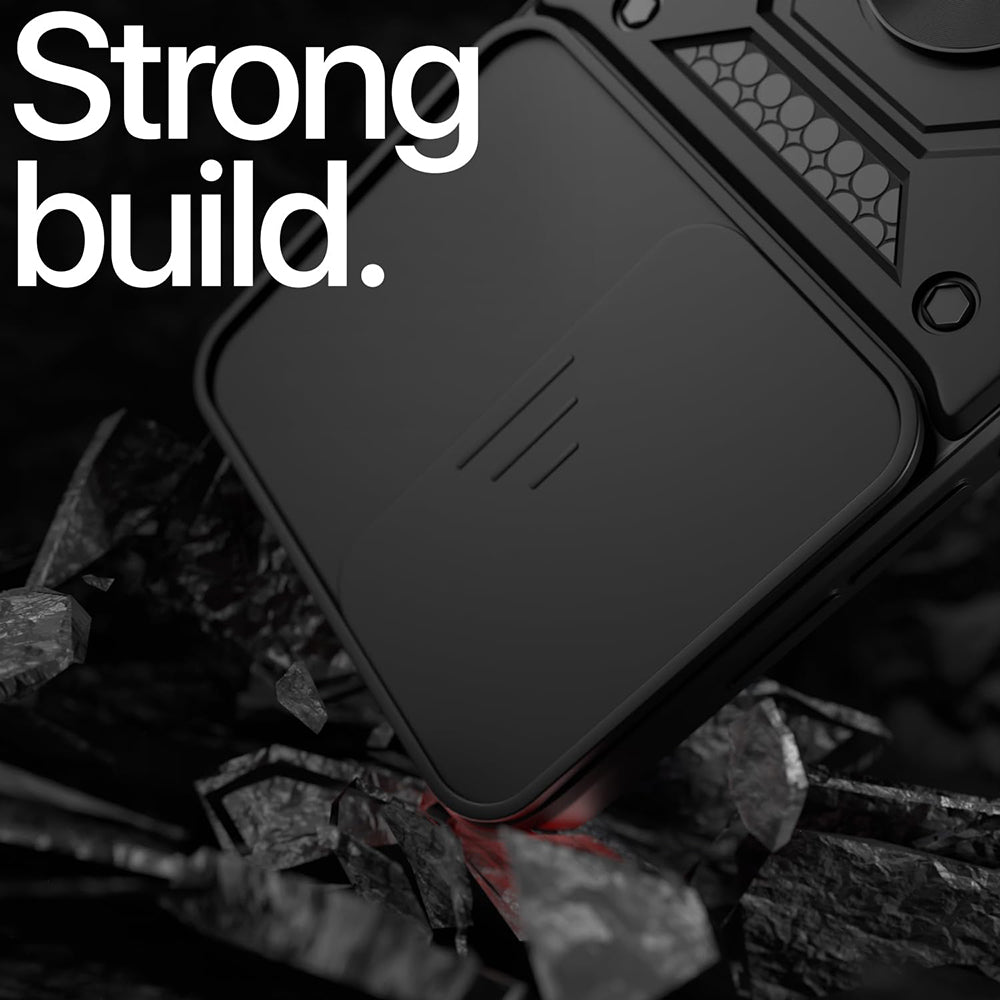 Husa pentru OnePlus Nord 5, Techsuit, CamShield, Neagra
