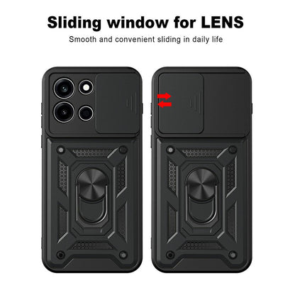Husa pentru OnePlus Nord 6, Techsuit, CamShield, Albastra