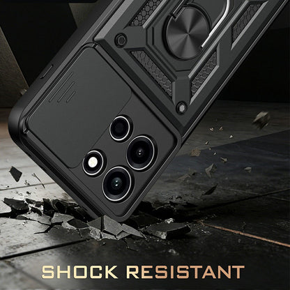 Husa pentru OnePlus Nord 6, Techsuit, CamShield, Albastra