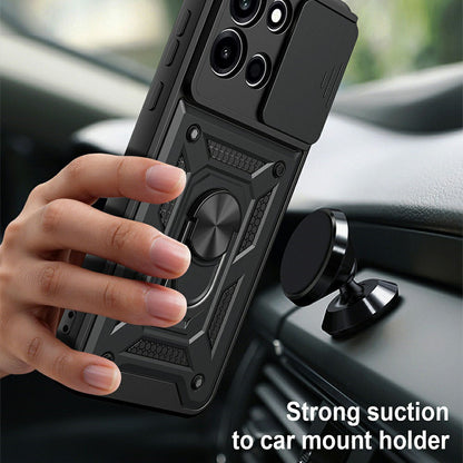 Husa pentru OnePlus Nord 6, Techsuit, CamShield, Albastra