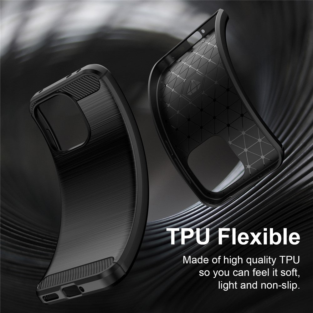 Husa pentru OnePlus Nord 6, Techsuit, Carbon, Neagra