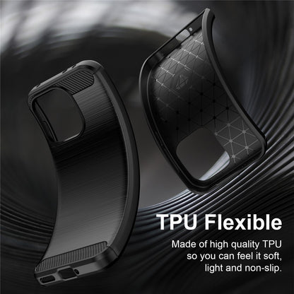 Husa pentru OnePlus Nord 6, Techsuit, Carbon, Neagra