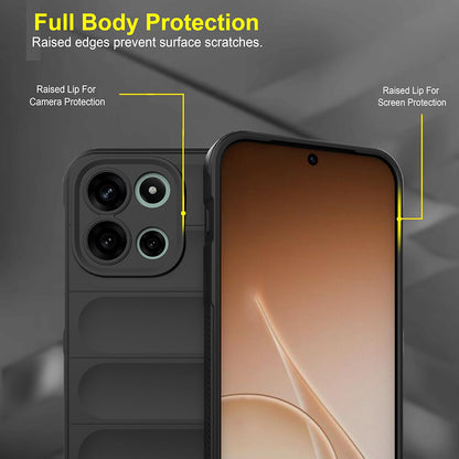 Husa pentru OnePlus Nord 6, Techsuit, Magic Shield, Neagra