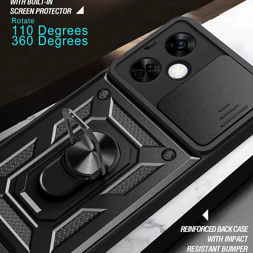 Husa pentru OnePlus Nord CE 3 Lite, Techsuit, CamShield, Albastra