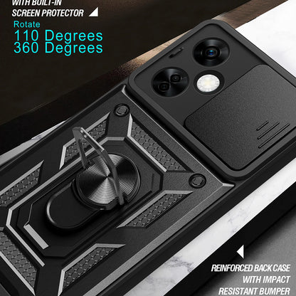 Husa pentru OnePlus Nord CE 3 Lite, Techsuit, CamShield, Albastra