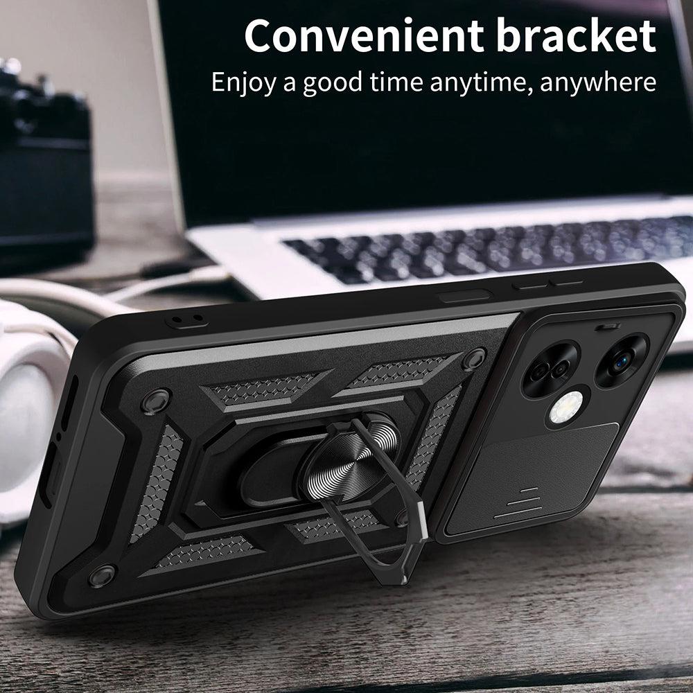 Husa pentru OnePlus Nord CE 3 Lite, Techsuit, CamShield, Neagra