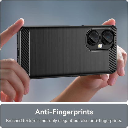 Husa pentru OnePlus Nord CE 3 Lite, Techsuit, Carbon, Neagra