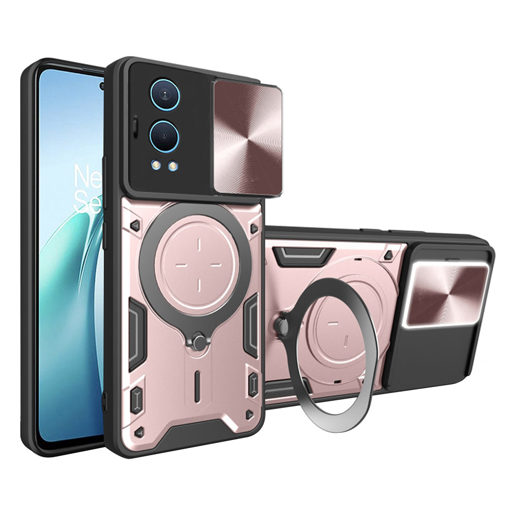 Husa pentru OnePlus Nord CE4 Lite, Techsuit, CamGuard Pro, Roz Aurie