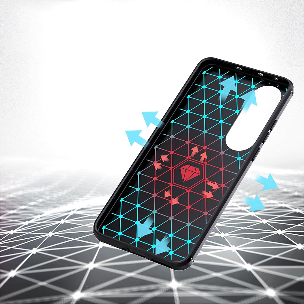 Husa pentru OnePlus Nord CE4 Lite, Techsuit, Carbon, Neagra