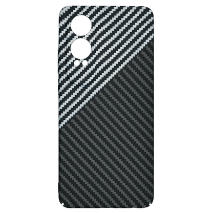 Husa pentru OnePlus Nord CE4 Lite, Techsuit, Carbonite FiberShell, Neagra Gri