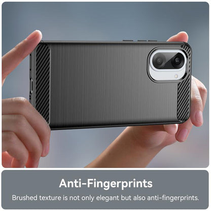 Husa pentru OnePlus Nord CE5, Techsuit, Carbon, Neagra