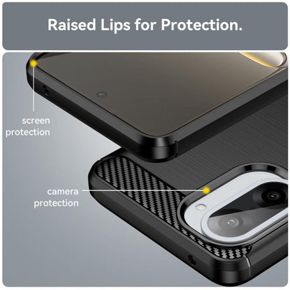 Husa pentru OnePlus Nord CE5, Techsuit, Carbon, Neagra