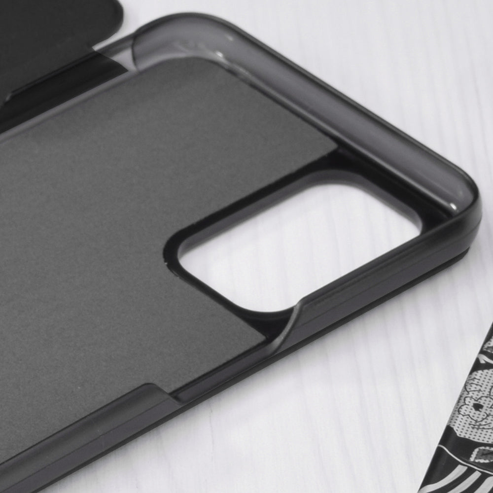 Husa pentru OnePlus Nord N200 5G / Oppo A74 5G / A54 5G, Techsuit, eFold, Neagra