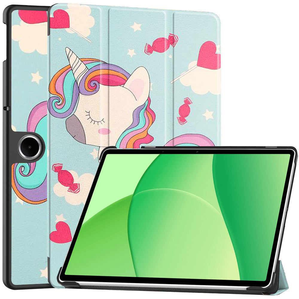 Husa pentru OnePlus Pad Lite / Oppo Pad SE, Techsuit, FoldPro Unicorn, Multicolor
