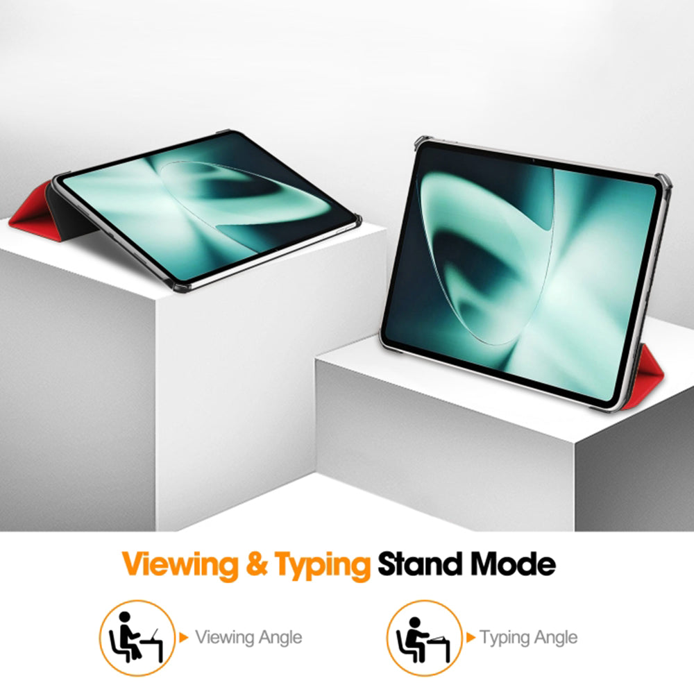 Husa pentru OnePlus Pad, Techsuit, FoldPro, Rosie