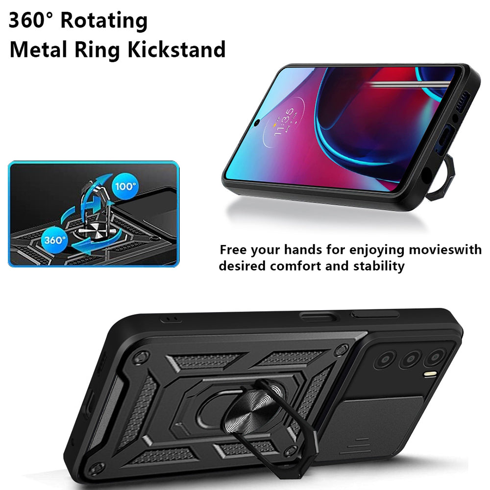 Husa pentru Oppo A16s / A54s / A16, Techsuit, CamShield, Neagra