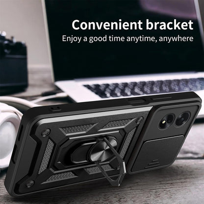 Husa pentru Oppo A18 / A38, Techsuit, CamShield, Neagra