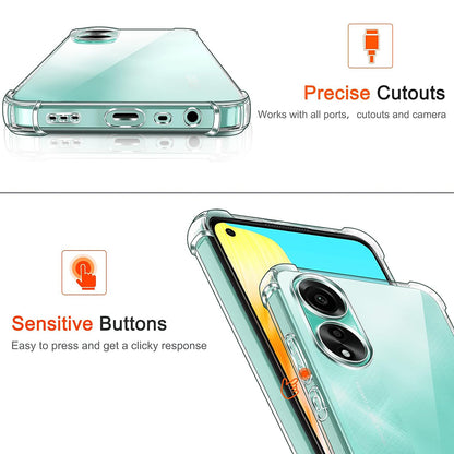 Husa pentru Oppo A18 / A38, Techsuit, Shockproof Clear, Transparenta