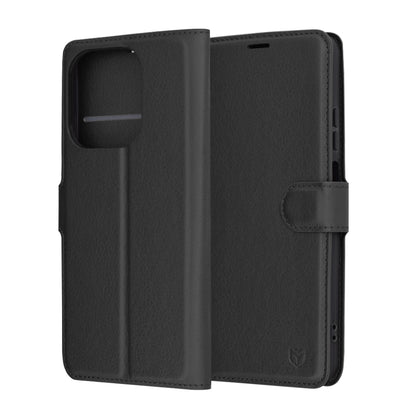Husa pentru Oppo A3 4G / A3, Techsuit, Leather Folio, Neagra