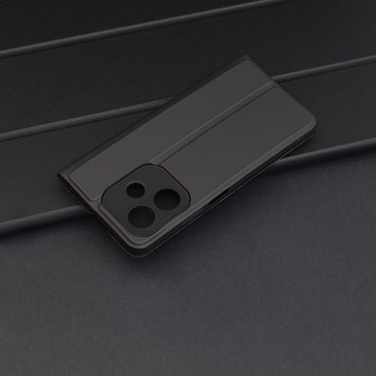Husa pentru Oppo A3 4G / A3, Techsuit, Magskin Book, Neagra
