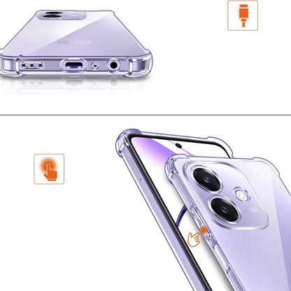 Husa pentru Oppo A3 4G, Techsuit, Shockproof Clear, Transparenta