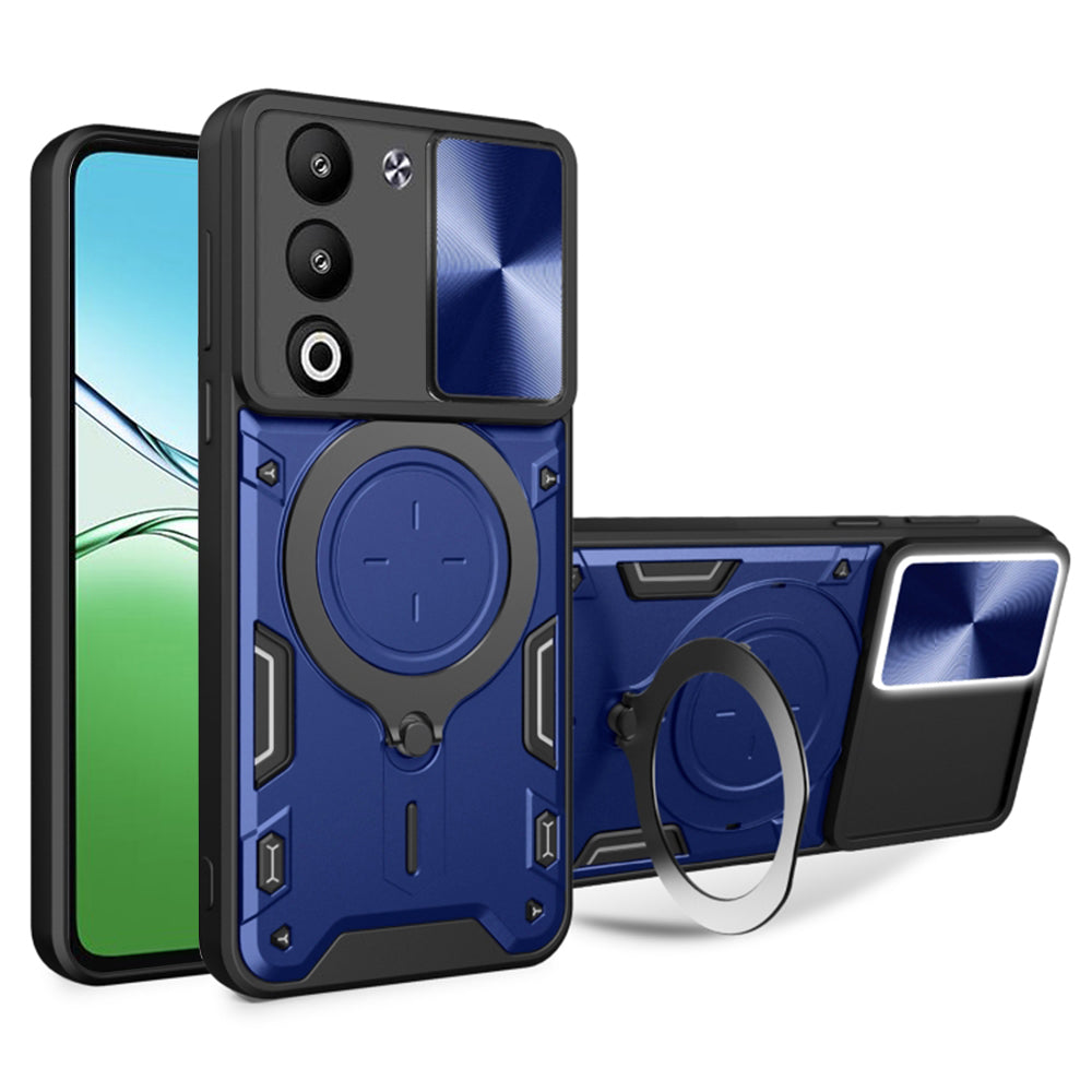 Husa pentru Oppo A5 4G / A5 5G, Techsuit, CamGuard Pro, Albastra