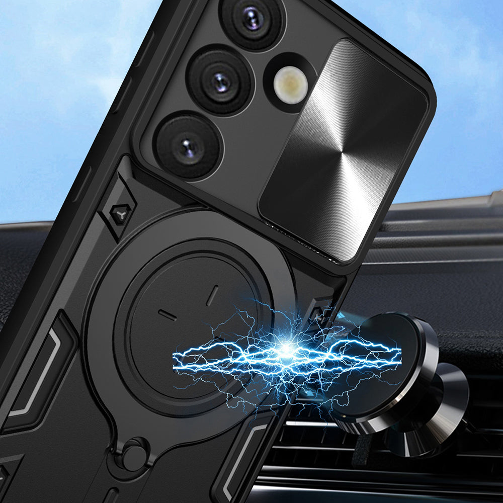 Husa pentru Oppo A5 4G / A5 5G, Techsuit, CamGuard Pro, Rosie