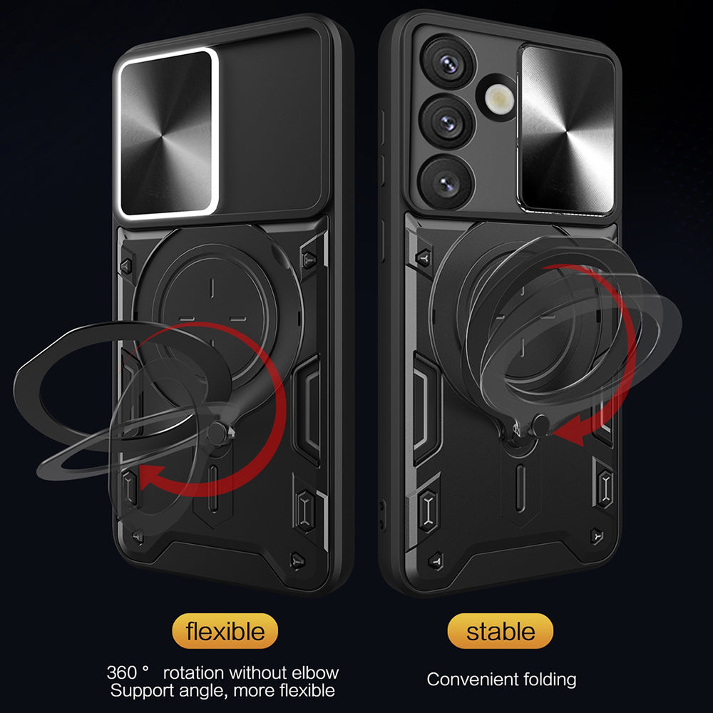 Husa pentru Oppo A5 4G / A5 5G, Techsuit, CamGuard Pro, Rosie