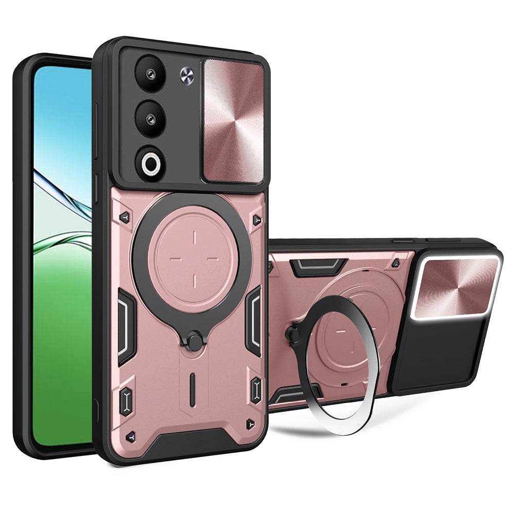 Husa pentru Oppo A5 4G / A5 5G, Techsuit, CamGuard Pro, Roz