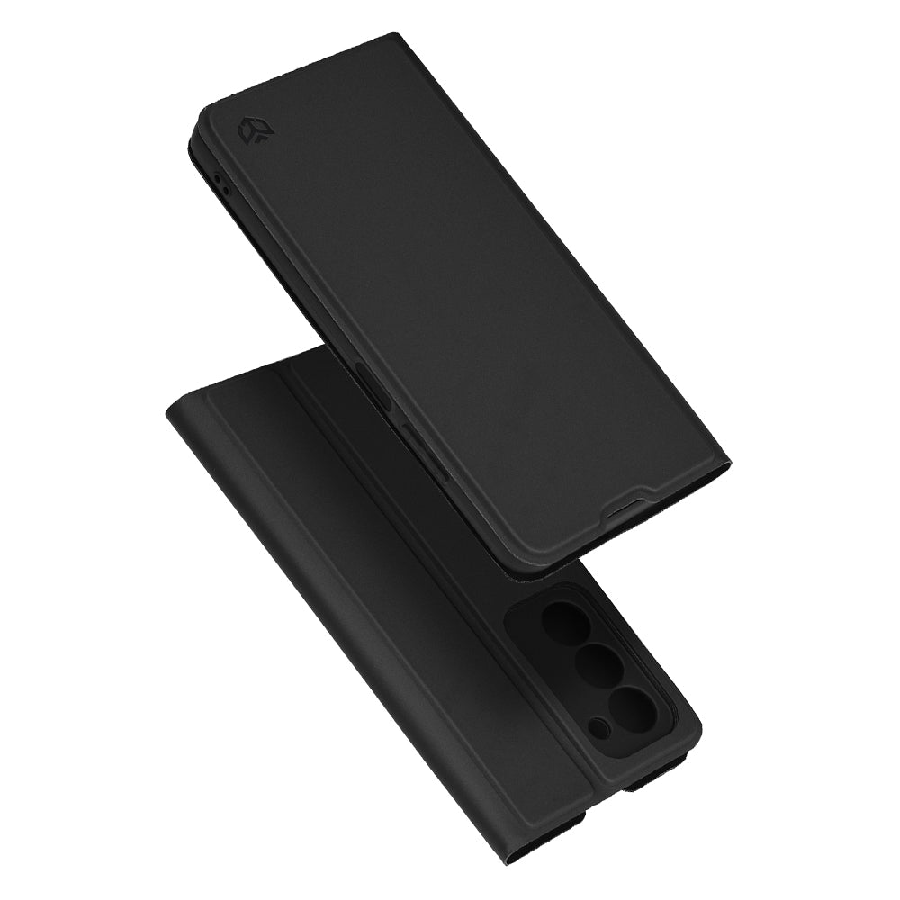 Husa pentru Oppo A5 4G / A5 5G, Techsuit, Magskin Book, Neagra
