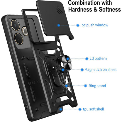 Husa pentru Oppo A5 Pro 4G / A5 Pro, Techsuit, CamShield, Roz