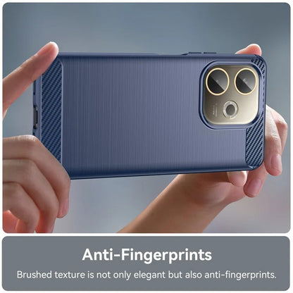 Husa pentru Oppo A5 Pro 4G / A5 Pro, Techsuit, Carbon, Albastra