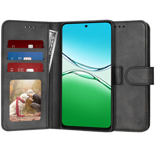 Husa pentru Oppo A5 Pro 4G / A5 Pro, Techsuit, Diary Book, Neagra