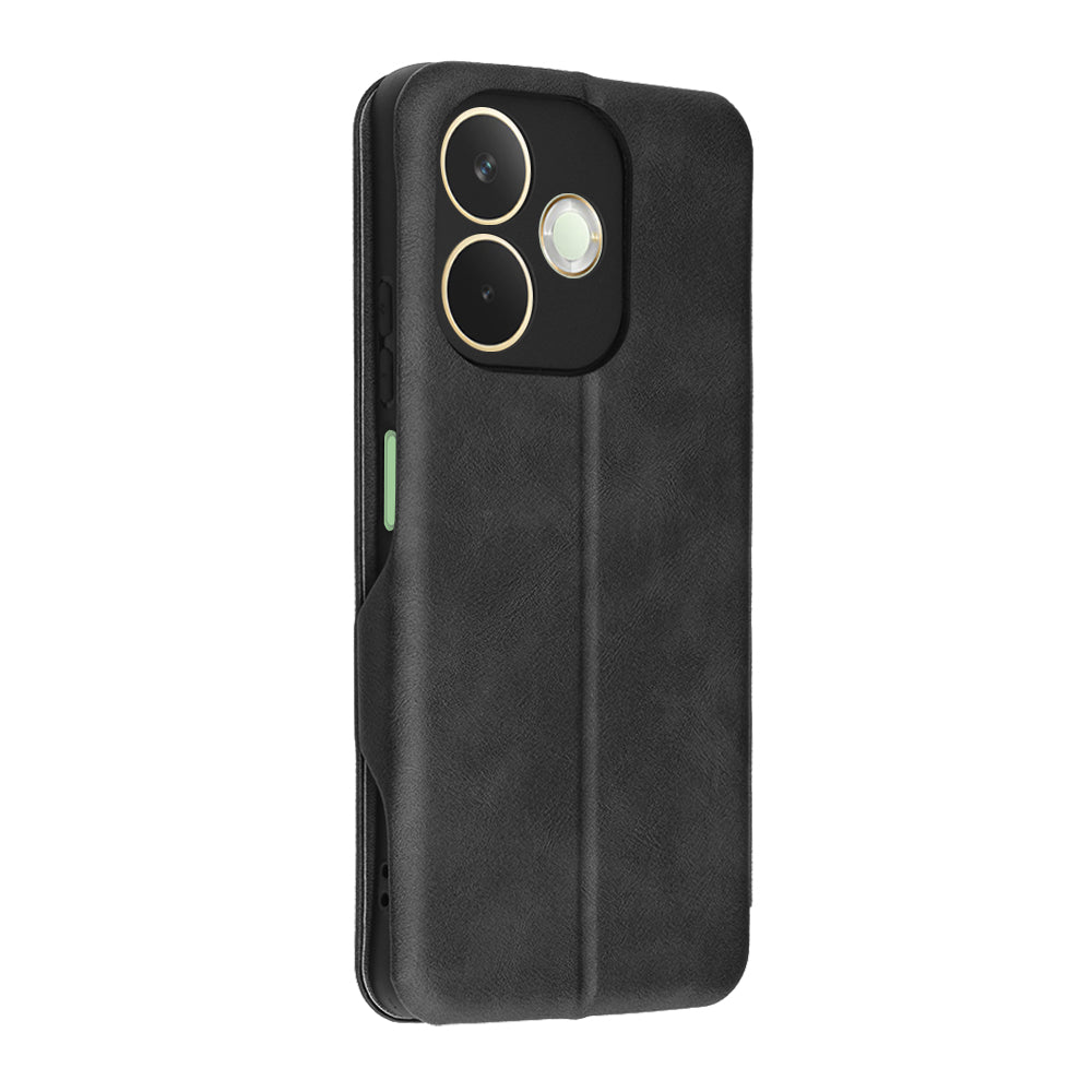 Husa pentru Oppo A5 Pro 4G / A5 Pro, Techsuit, Safe Wallet Plus, Neagra