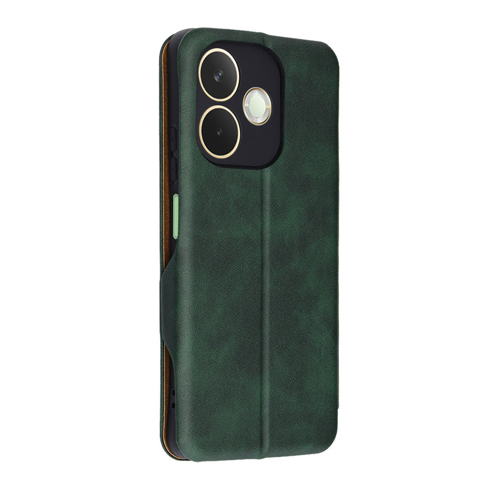 Husa pentru Oppo A5 Pro 4G / A5 Pro, Techsuit, Safe Wallet Plus, Verde
