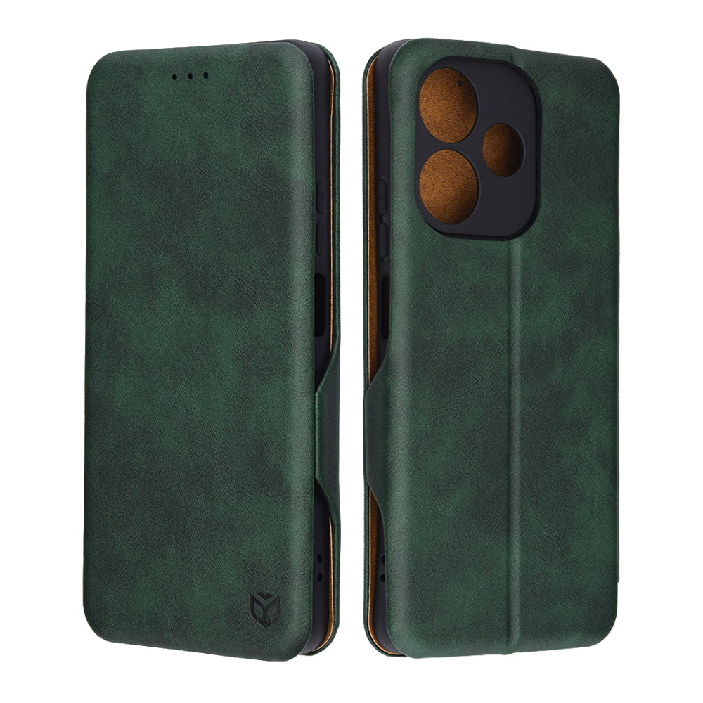 Husa pentru Oppo A5 Pro 4G / A5 Pro, Techsuit, Safe Wallet Plus, Verde