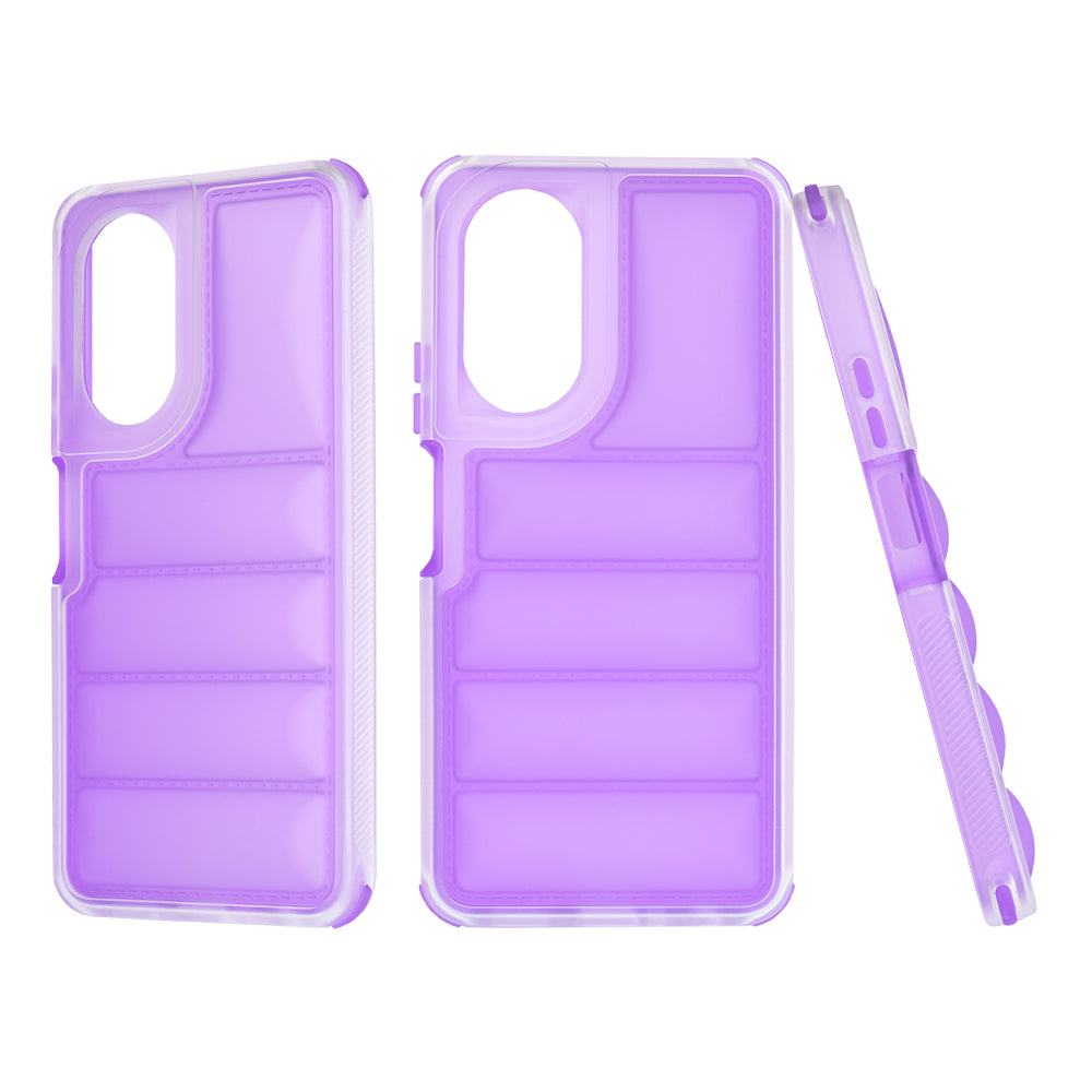Husa pentru Oppo A58 4G, Techsuit, Wave Shield, Mov