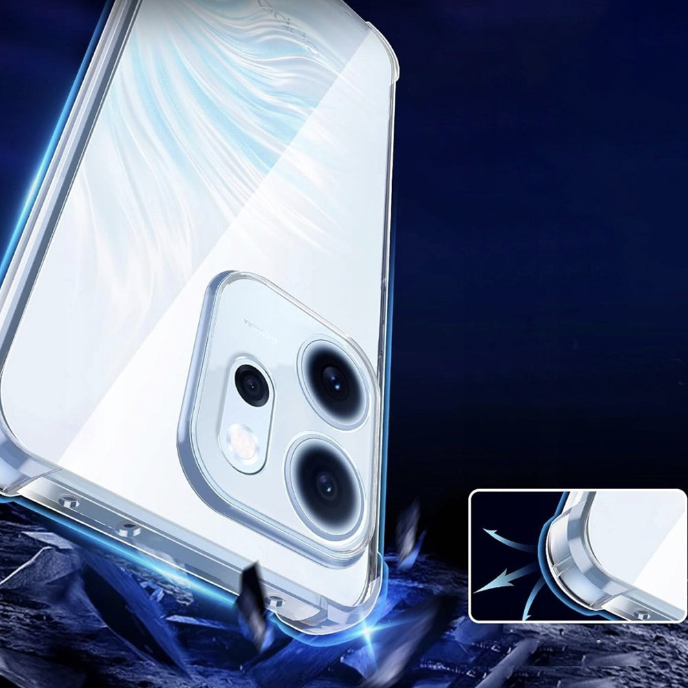 Husa pentru Oppo A6 4G, Techsuit, Shockproof Clear, Transparenta