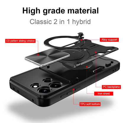 Husa pentru Oppo A6 Pro 5G / A6 Pro 4G, Techsuit, CamGuard Pro, Roz Aurie