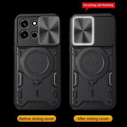 Husa pentru Oppo A6 Pro 5G / A6 Pro 4G, Techsuit, CamGuard Pro, Roz Aurie