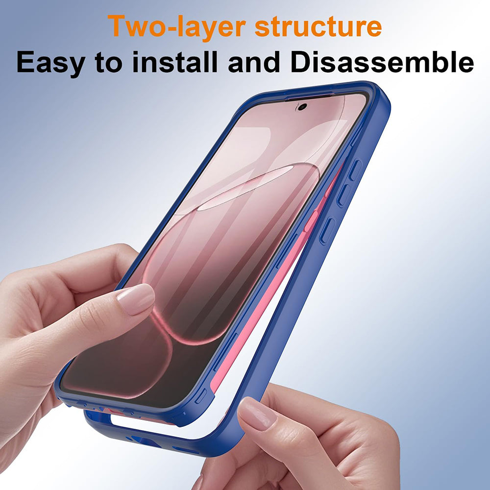 Husa pentru Oppo A6 Pro 5G / A6 Pro 4G, Techsuit, ColorVerse 360, Albastra