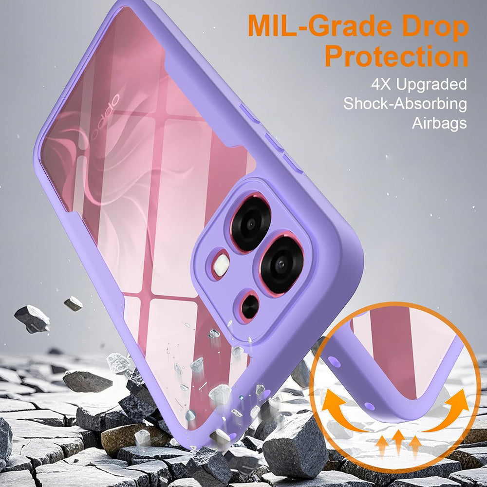 Husa pentru Oppo A6 Pro 5G / A6 Pro 4G, Techsuit, ColorVerse 360, Mov