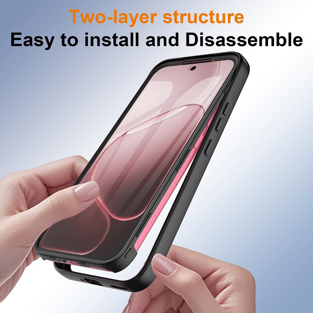 Husa pentru Oppo A6 Pro 5G / A6 Pro 4G, Techsuit, ColorVerse 360, Neagra