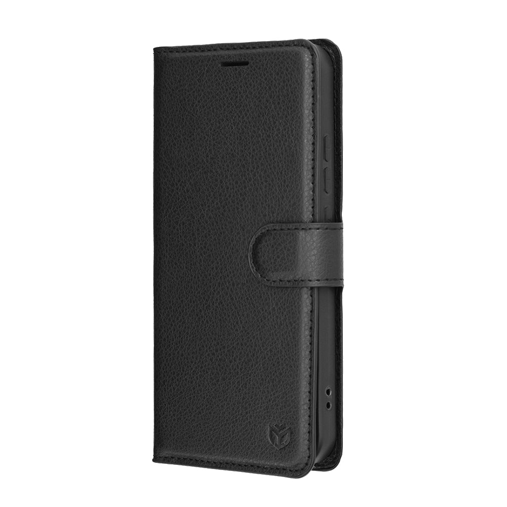 Husa pentru Oppo A6 Pro 5G / A6 Pro 4G, Techsuit, Leather Folio, Neagra