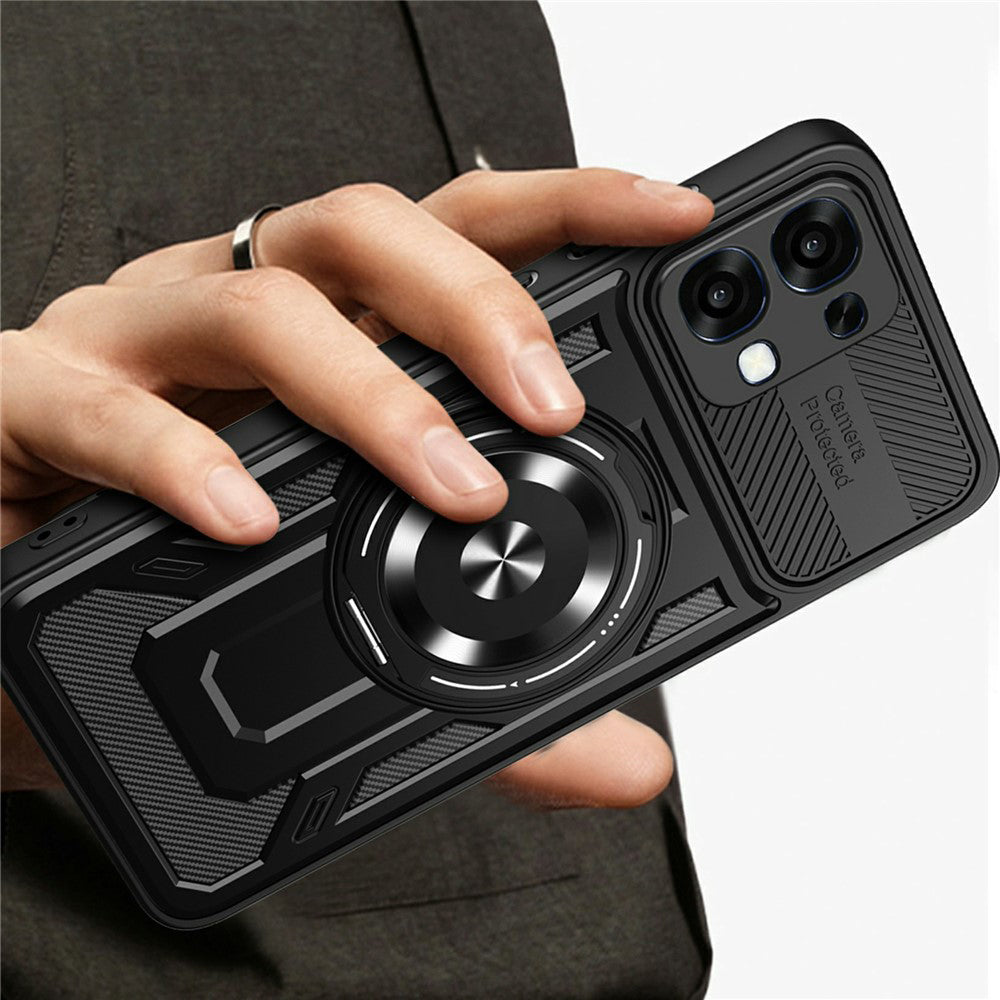 Husa pentru Oppo A6 Pro 5G / A6 Pro 4G, Techsuit, RuggedCam, Gri