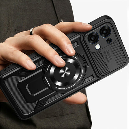 Husa pentru Oppo A6 Pro 5G / A6 Pro 4G, Techsuit, RuggedCam, Gri