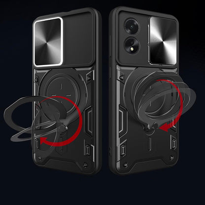 Husa pentru Oppo A60, Techsuit, CamGuard Pro, Albastra