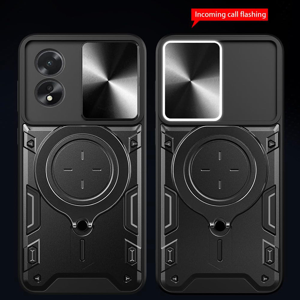 Husa pentru Oppo A60, Techsuit, CamGuard Pro, Albastra